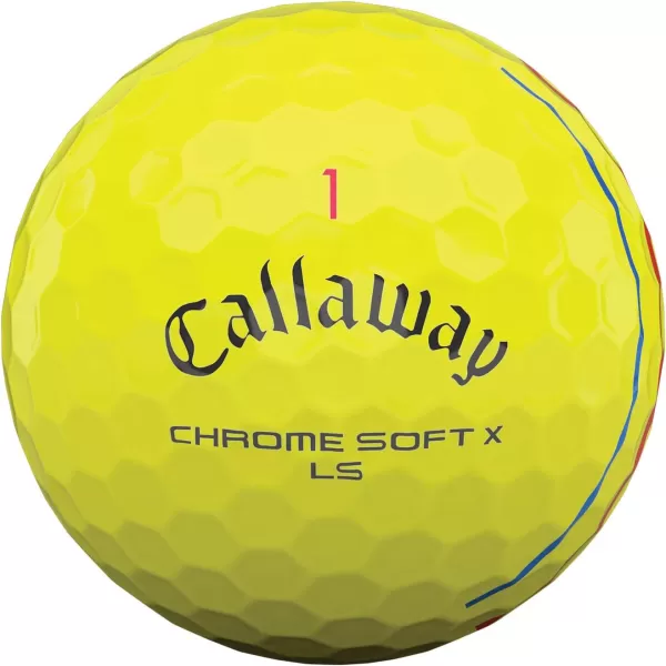 Callaway 2021 Chrome Soft X LS Golf Balls 