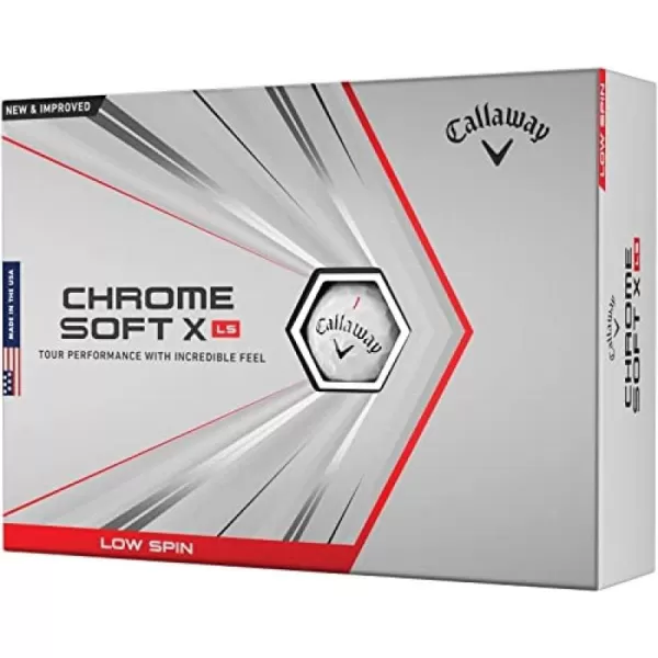 Callaway 2021 Chrome Soft X LS Golf Balls 