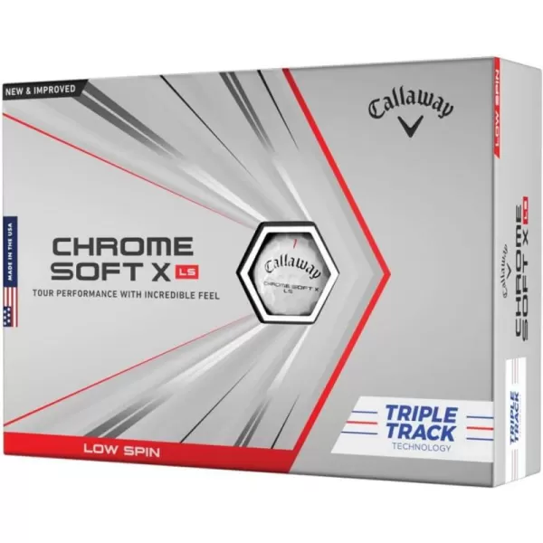 Callaway 2021 Chrome Soft X LS Golf Balls 