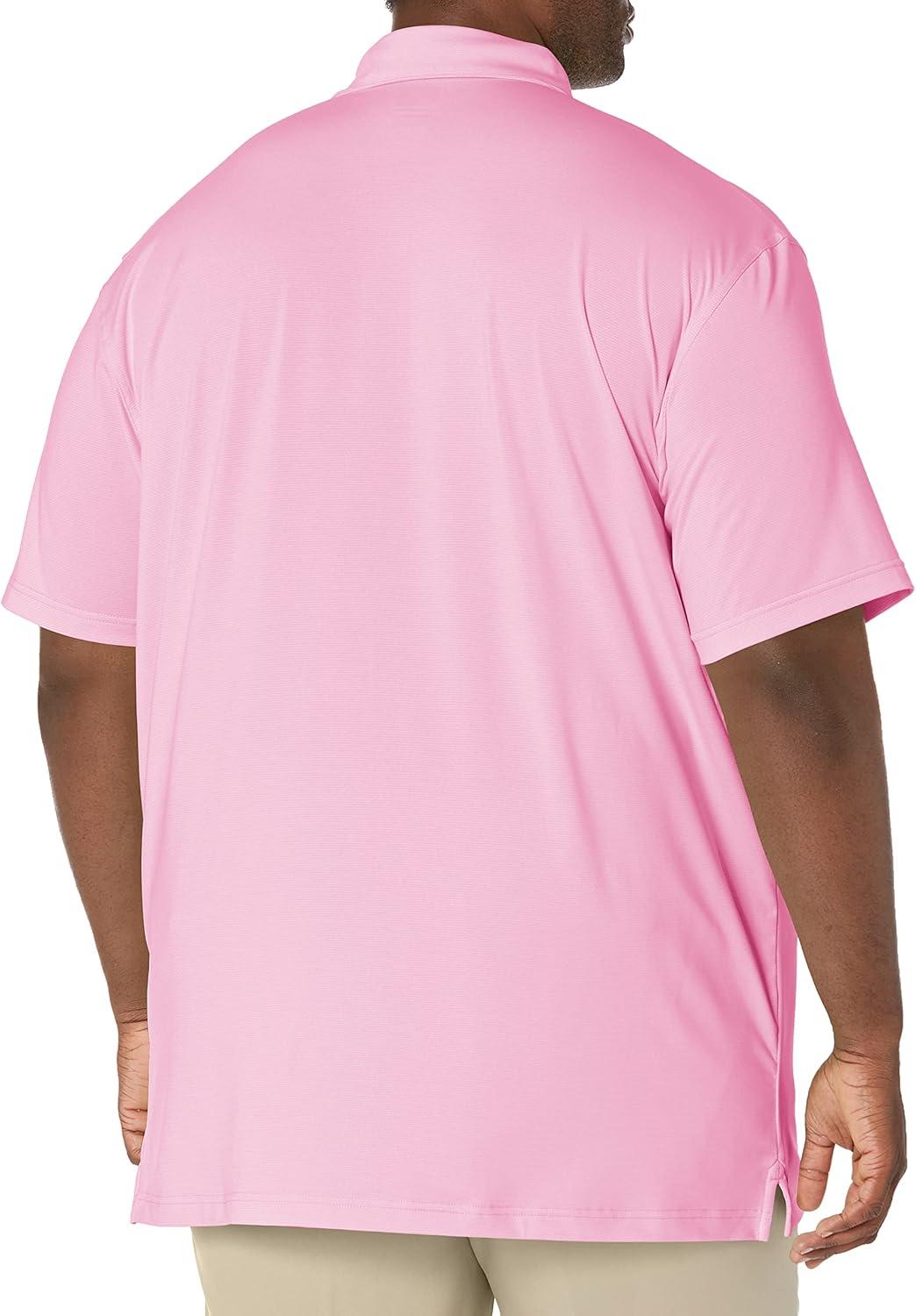 Callaway Men’s Fine Line Stripe Short Sleeve Moisture-Wicking Stretch ...