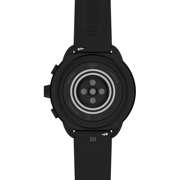 imageFossil Gen 6 Wellness Edition Hybrid Smartwatch with Alexa Builtin Heart Rate Activity Tracking Blood Oxygen Smartphone NotificationsBlack