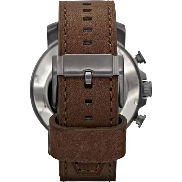 imageFossil Mens Nate Stainless Steel Quartz Chronograph WatchSmokeBrown