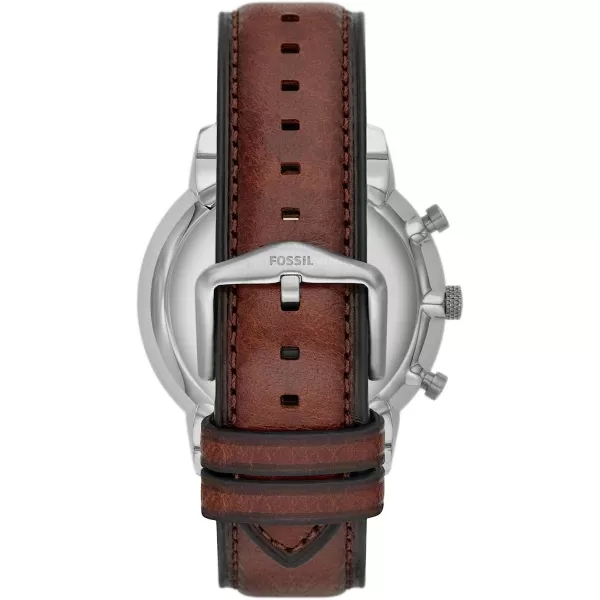 imageFossil Neutra Mens Chronograph Watch with Stainless Steel Bracelet or Genuine Leather BandSilverBrownRose