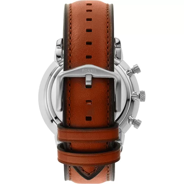 imageFossil Neutra Mens Chronograph Watch with Stainless Steel Bracelet or Genuine Leather BandSilverGreenGold Brown