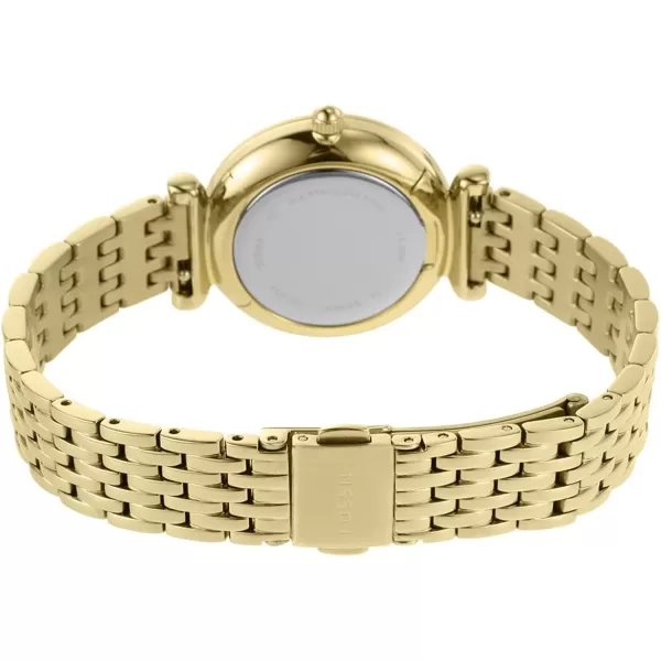 imageFossil Womens Carlie Mini Quartz Stainless Steel Dress WatchGold Glitz