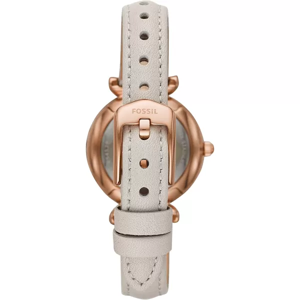 imageFossil Womens Carlie Mini Quartz Stainless Steel Dress WatchRoseBeige