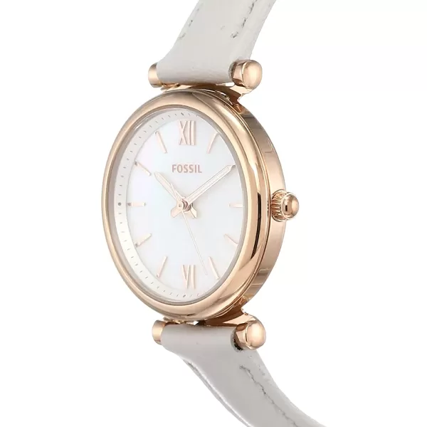 imageFossil Womens Carlie Mini Quartz Stainless Steel Dress WatchRoseBeige