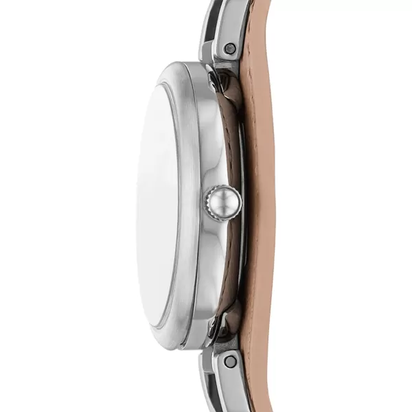 imageFossil Womens Carlie Mini Quartz Stainless Steel Silver WatchSilverCream Cuff