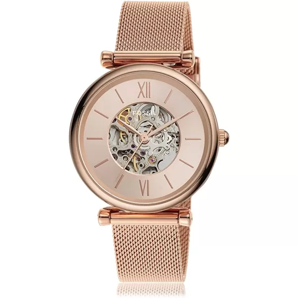 imageFossil Womens Carlie Quartz Stainless Steel WatchRose Gold Automatic