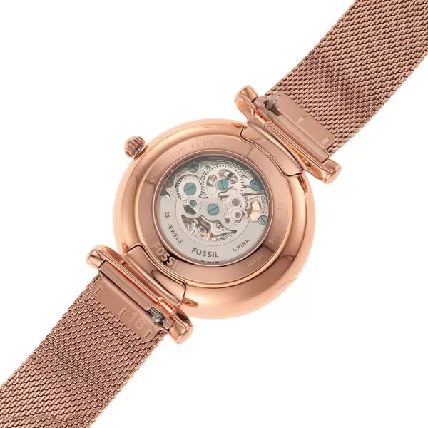 imageFossil Womens Carlie Quartz Stainless Steel WatchRose Gold Automatic