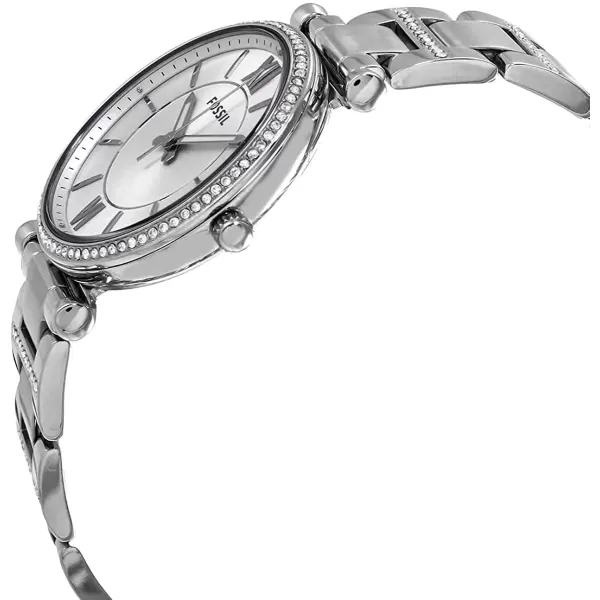 imageFossil Womens Carlie Quartz Stainless Steel WatchSilver Glitz