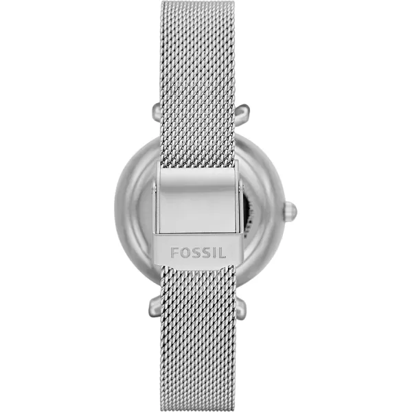 imageFossil Womens Carlie Quartz Stainless Steel WatchSilver Mesh Automatic