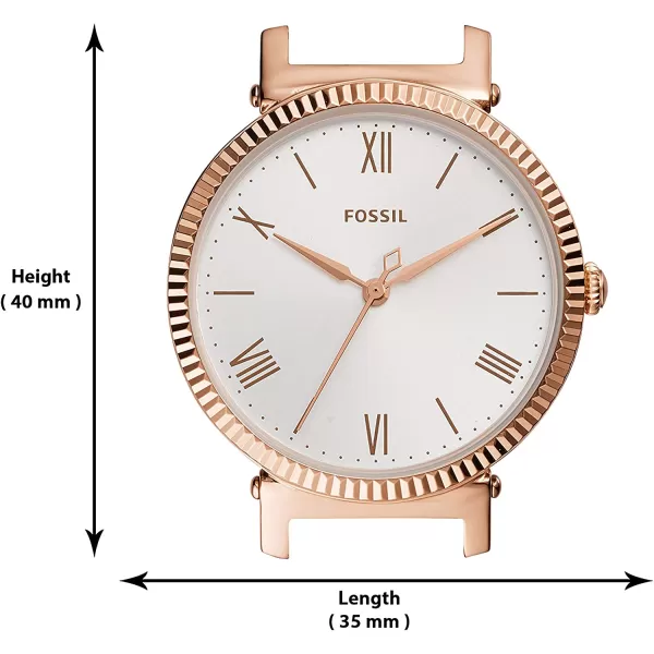 imageFossil Womens Daisy Stainless Steel Casual Quartz WatchRose Gold Blush