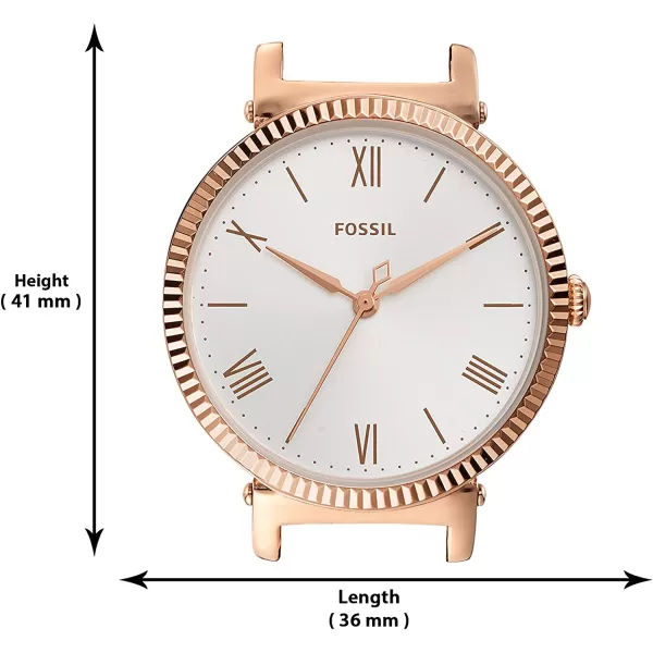 imageFossil Womens Daisy Stainless Steel Casual Quartz WatchRose Gold Tone