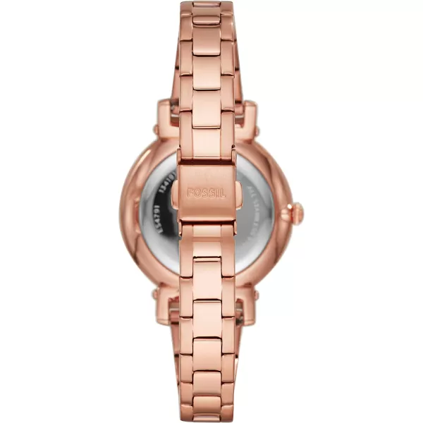 imageFossil Womens Daisy Stainless Steel Casual Quartz WatchRose Gold Tone