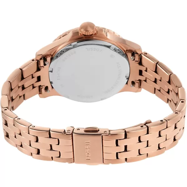 imageFossil Womens FB01 Stainless Steel DiveInspired Casual Quartz WatchRose Gold