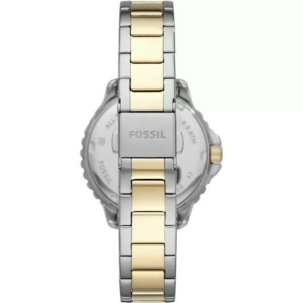 imageFossil Womens Izzy Quartz Stainless Steel Multifunction Watch Color GoldSilver Model ES4784Fossil Womens Izzy Quartz Stainless Steel Multifunction Watch Color GoldSilver Model ES4784