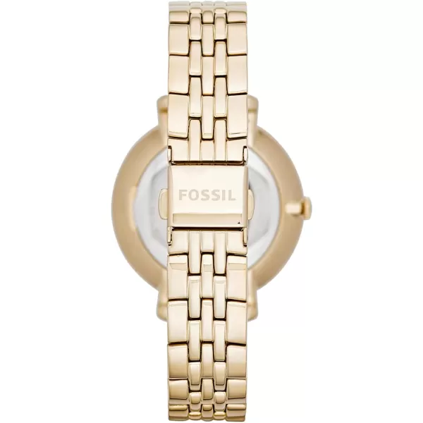 imageFossil Womens Jacqueline Quartz Stainless Steel Dress WatchGold