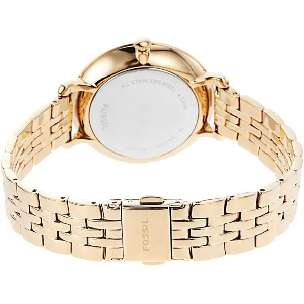 imageFossil Womens Jacqueline Quartz Stainless Steel Dress WatchGold