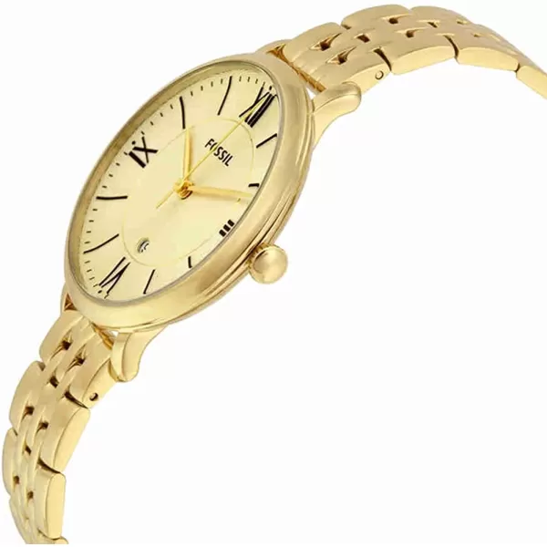 imageFossil Womens Jacqueline Quartz Stainless Steel Dress WatchGold