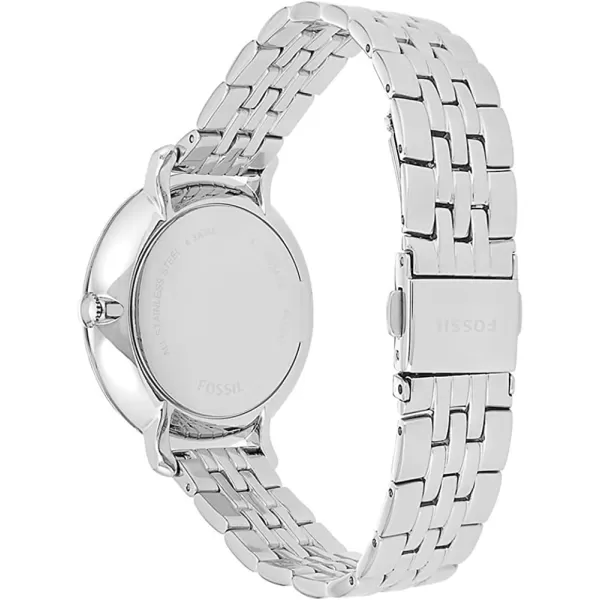 imageFossil Womens Jacqueline Quartz Stainless Steel Dress WatchSilver Black