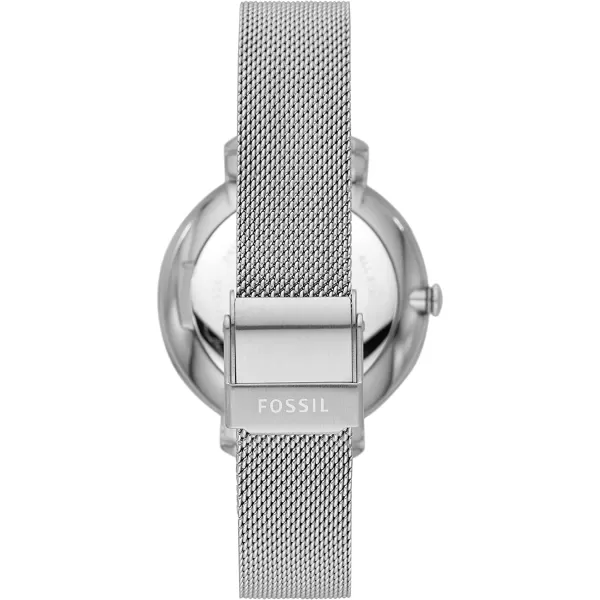 imageFossil Womens Jacqueline Quartz Stainless Steel Dress WatchSilver Mesh