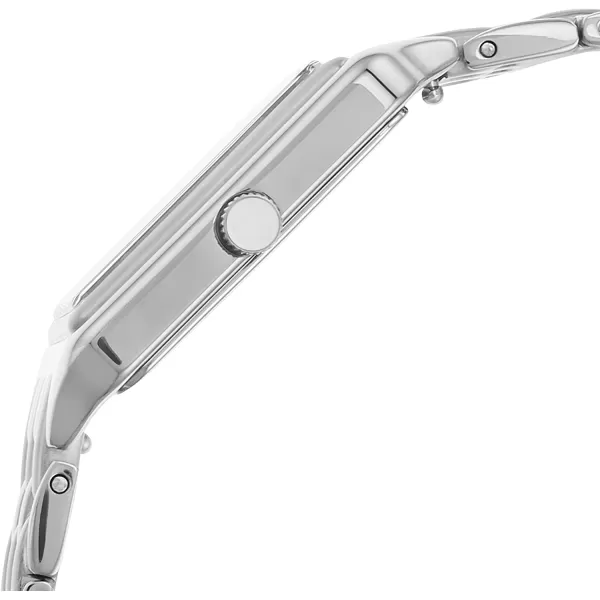 imageFossil Womens Raquel Quartz Rectangular Watch with Stainless Steel or Leather StrapSilver