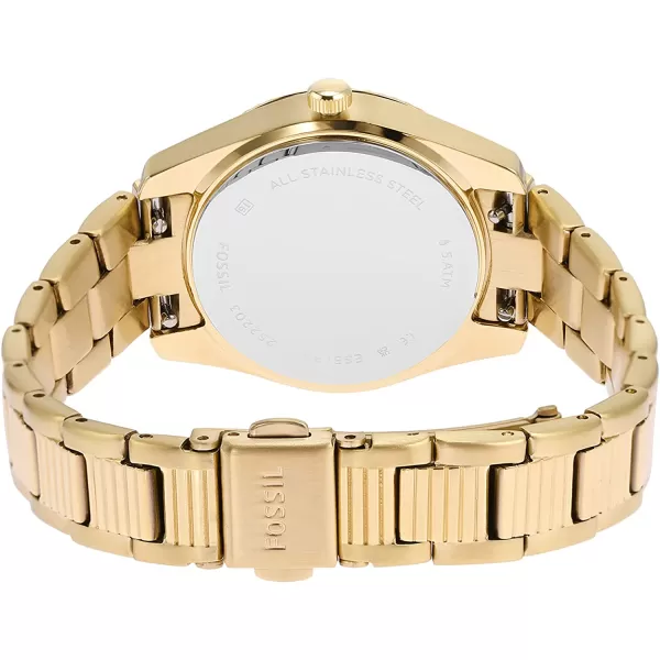 imageFossil Womens Scarlette Stainless Steel Quartz WatchGold