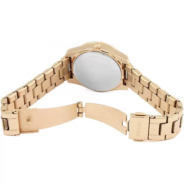 imageFossil Womens Scarlette Stainless Steel Quartz WatchRose Gold Glitz