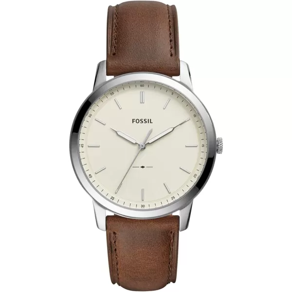 imageMens Casual Watch Fossil Minimalist Stainless Steel Slim Watch