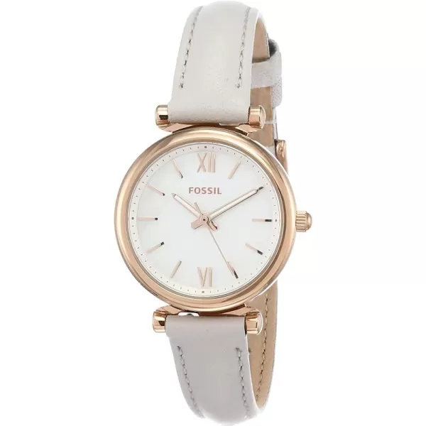 imageFossil Womens Carlie Mini Quartz Stainless Steel Dress WatchRoseBeige