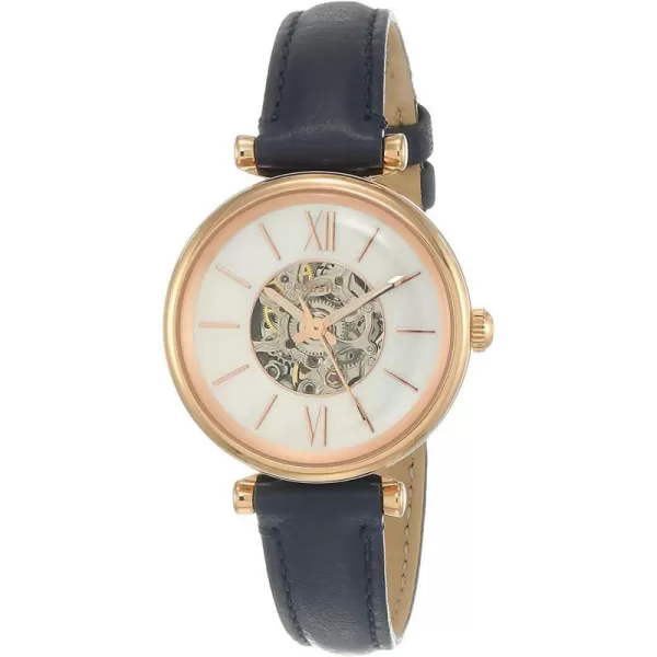 imageFossil Womens Carlie Mini Quartz Stainless Steel Silver WatchRose GoldNavy