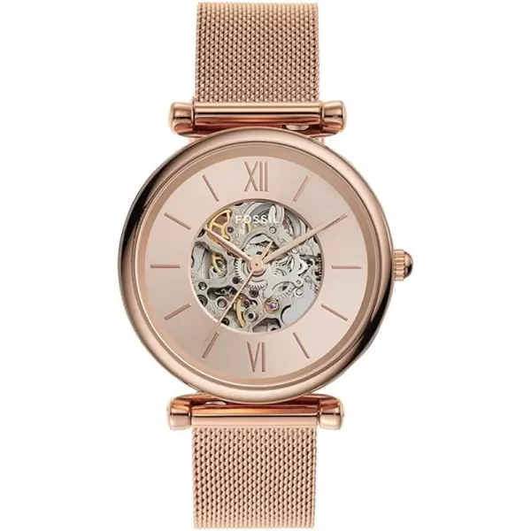 imageFossil Womens Carlie Quartz Stainless Steel WatchRose Gold Automatic