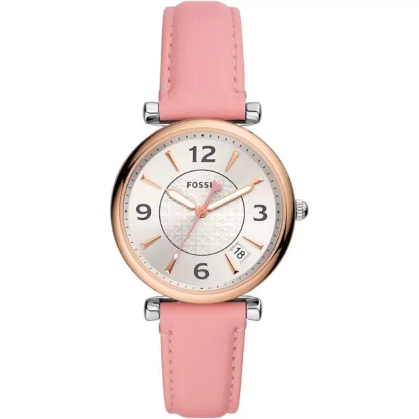 imageFossil Womens Carlie Quartz Stainless Steel WatchRose GoldPink