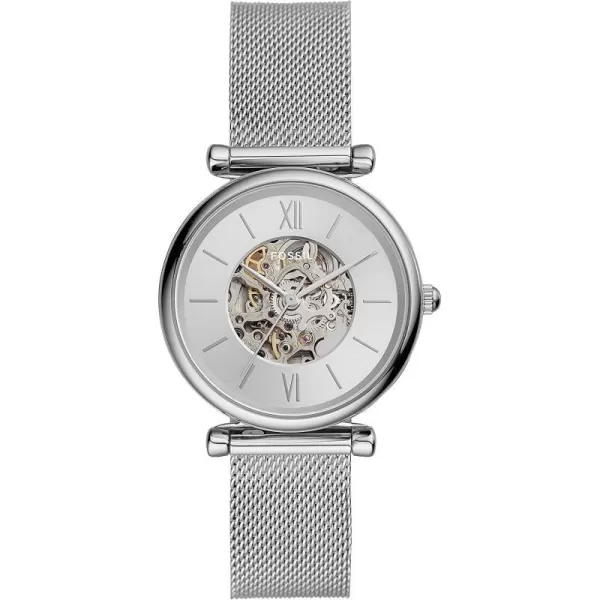 imageFossil Womens Carlie Quartz Stainless Steel WatchSilver Mesh Automatic