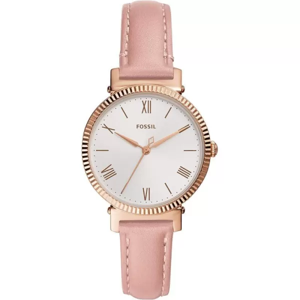 imageFossil Womens Daisy Stainless Steel Casual Quartz WatchRose Gold Blush