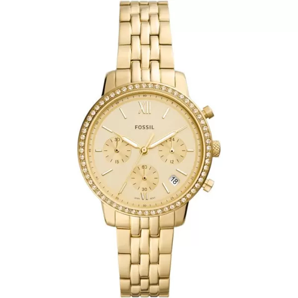 imageFossil Womens Neutra Stainless Steel Quartz Chronograph WatchGold