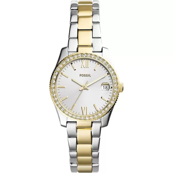 imageFossil Womens Scarlette Stainless Steel Quartz Watch2T SilverGold