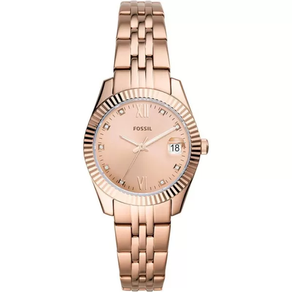 imageFossil Womens Scarlette Stainless Steel Quartz WatchRose Gold