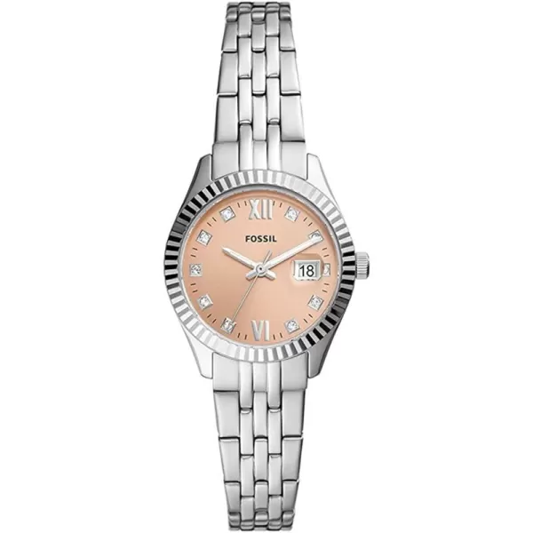 imageFossil Womens Scarlette Stainless Steel Quartz WatchSilverRose Gold Micro