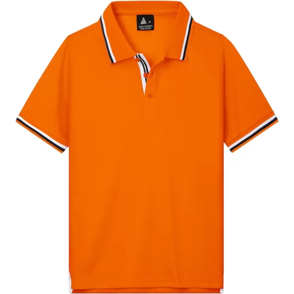 GEEK LIGHTING Boys' Short Sleeve Polo Shirts School Uniforms T-Shirt for Kids and Teens 6-16 Years