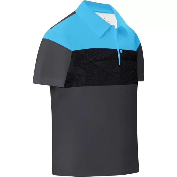 GEEK LIGHTING Boys' Short Sleeve Polo Shirts School Uniforms T-Shirt for Kids and Teens 6-16 Years