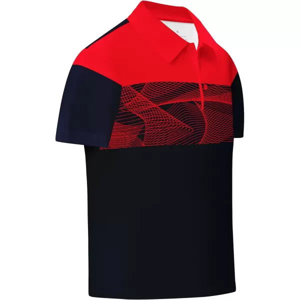 GEEK LIGHTING Boys' Short Sleeve Polo Shirts School Uniforms T-Shirt for Kids and Teens 6-16 Years