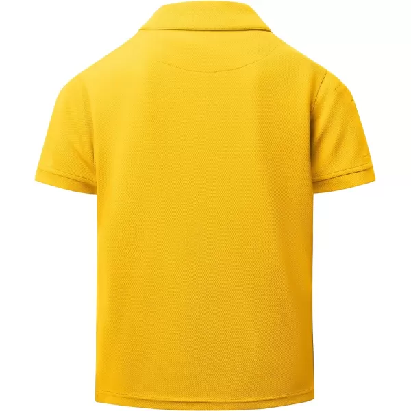 GEEK LIGHTING Boys' Short Sleeve Polo Shirts School Uniforms T-Shirt for Kids and Teens 6-16 Years