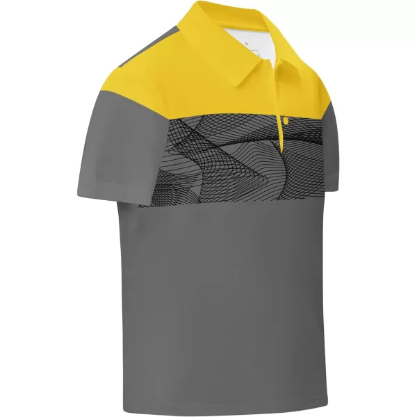 GEEK LIGHTING Boys' Short Sleeve Polo Shirts School Uniforms T-Shirt for Kids and Teens 6-16 Years