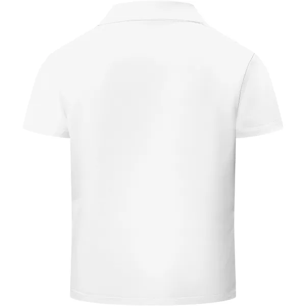 GEEK LIGHTING Boys' Short Sleeve Polo Shirts School Uniforms T-Shirt for Kids and Teens 6-16 Years