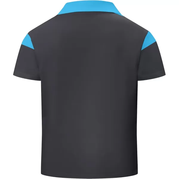 GEEK LIGHTING Boys' Short Sleeve Polo Shirts School Uniforms T-Shirt for Kids and Teens 6-16 Years
