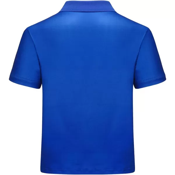 GEEK LIGHTING Boys' Short Sleeve Polo Shirts School Uniforms T-Shirt for Kids and Teens 6-16 Years