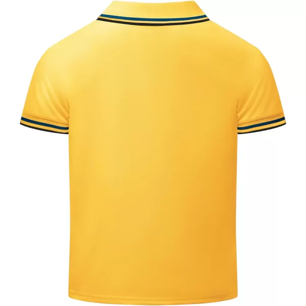 GEEK LIGHTING Boys' Short Sleeve Polo Shirts School Uniforms T-Shirt for Kids and Teens 6-16 Years