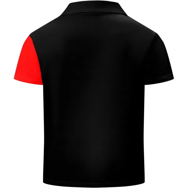 GEEK LIGHTING Boys' Short Sleeve Polo Shirts School Uniforms T-Shirt for Kids and Teens 6-16 Years